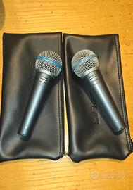 2 Shure Beta 58A come nuovi