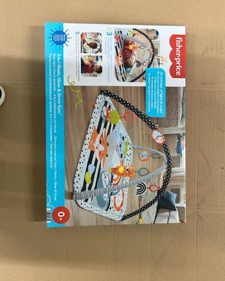 Tappetino Neonato Fisher Price 3in1 con Giochi