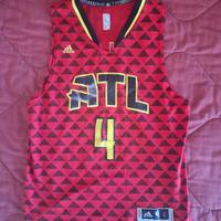 Canotta NBA Atlanta Hawks Adidas L #4 Paul Mill