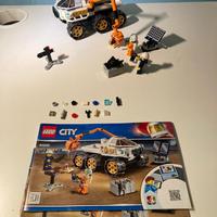 Lego marte prova di guida del rover