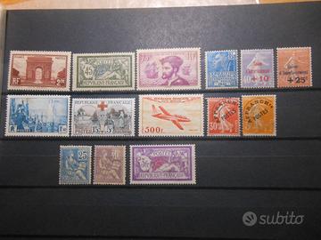 Vecchi e Rari Francobolli Francia Nuovi