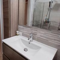 Mobile bagno lavabo 2 cassetti specchio colonna