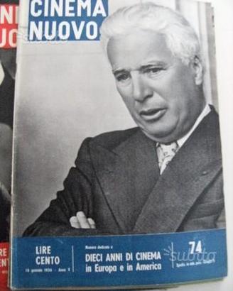 Riviste Cinema Nuovo annata 1956 completa