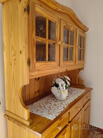 Cristalliera in legno