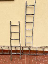 Scale a pioli in legno fatte a mano