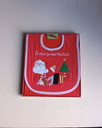 Bavaglino Nuovo Il mio primo Natale ROBYBABY 