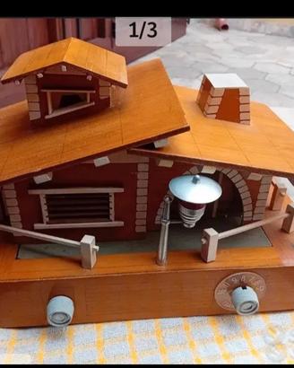 radio lampada casetta anni 60