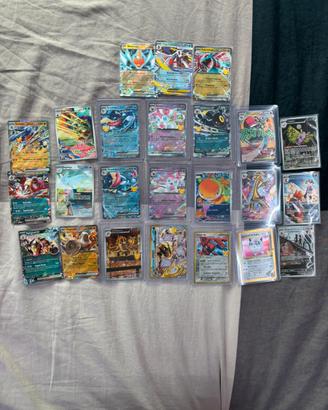 Lotto Pokemon carte RARE Fullart/Ex/Ar/Sar
