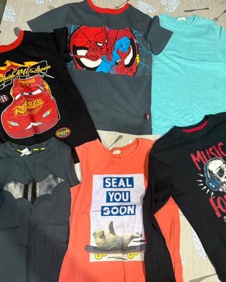 Stock magliette 7-8 anni