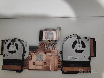 Clevo x170SMG Radiatori Dissipatori di calore