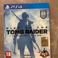 Rise of the tomb rider ps4 celebration 20 anni
