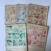 LOTTO ANTICHI QUADERNI ZAMPERONI FUMETTI TEX 1940