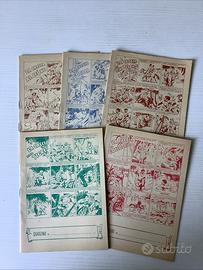 LOTTO ANTICHI QUADERNI ZAMPERONI FUMETTI TEX 1940
