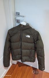 giacca North Face verde mimetico