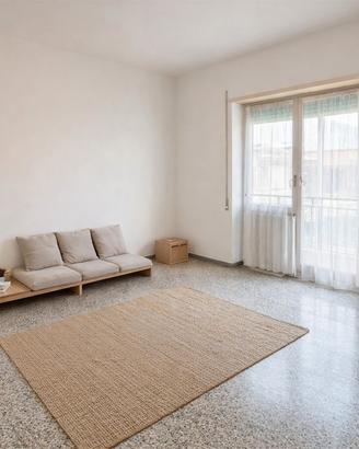 Trilocale 75 mq con pavimenti originali, 2 balconi