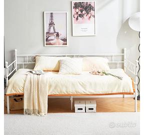 struttura letto divano ferro battuto 