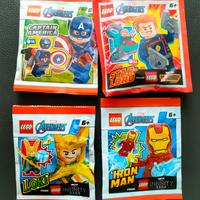 Lego Avengers 4 minifigure Loki, Iron Man, Captain
