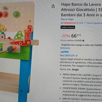BANCO DA LAVORO BAMBINI