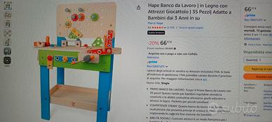 BANCO DA LAVORO BAMBINI