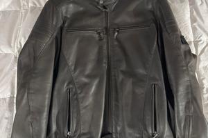 Giubbotto moto in pelle STUD taglia 54 marrone