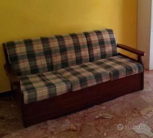 Divano letto con materasso