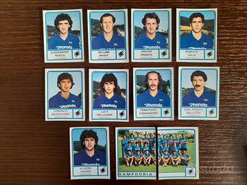 11 Figurine Sampdoria Calciatori panini 1983 1984