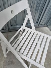 4 Sedie bianche Ikea