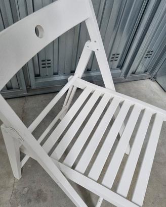 4 Sedie bianche Ikea