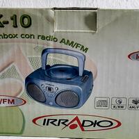 LETTORE CD CON RSDIO VINTAGE