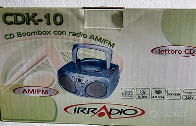 LETTORE CD CON RSDIO VINTAGE