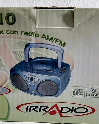 LETTORE CD CON RSDIO VINTAGE