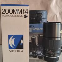 Obiettivo Yashica 200 mm f4