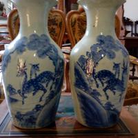 Coppia di Vasi Blu di "Huê"