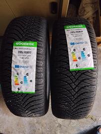 2 gomme quattro stagioni 205/45R17 nuove 