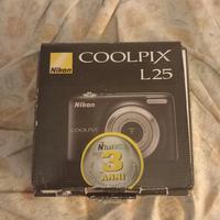 Nikon Koolpix L 25 con scheda da 8 giga
