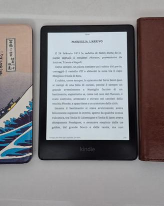 Kindle paperwhite nero +due cover magnetici