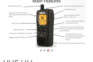 Vhf con gps portatile simrad hh36