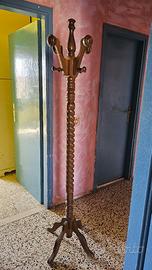 appendi abiti in legno massello