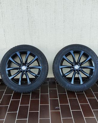 Cerchi 7x17 ET48 5x112 pneumatici 205/55R17 M+S
