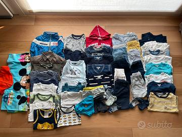 Lotto vestiti bambino 18/24 - 24/30 mesi cm 86/92