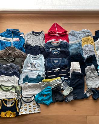 Lotto vestiti bambino 18/24 - 24/30 mesi cm 86/92