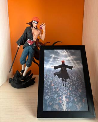Pain (Naruto) - Action Figure e quadretto