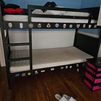 letto a castello  e materassi