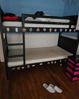 letto a castello  e materassi