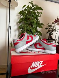 Nike Dunk Low - varsity Red/silver-white