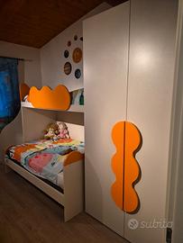 Camera letto a castello completa