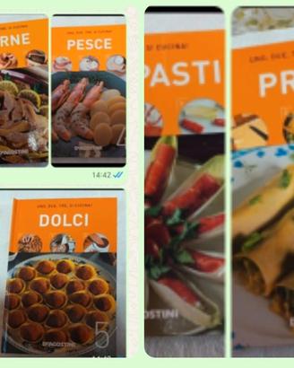 Collana libri cucina:"Uno,due,tre,si cucina"!