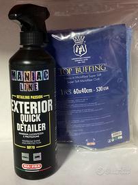 Kit finitura auto exterior+ panno top buffing ma f