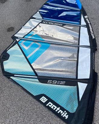 Vela Windsurf Patrick X-Cross 5.9