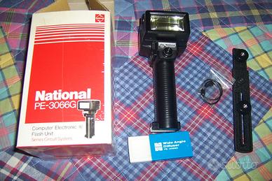 Flash National PE-3066G + accessori